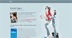 Desktop Screenshot of emilieogez.com